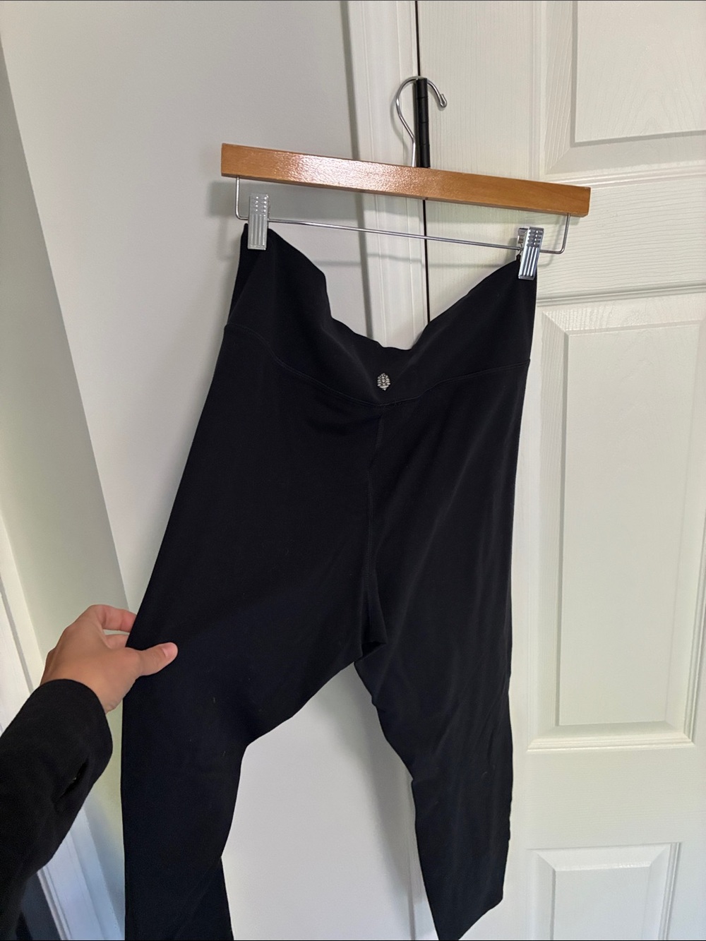 Free People Black High-Rise Leggings